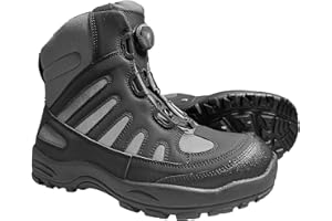 8 Fans Wading Boots for Men&Women Anti-Slip Rubber Sole with Rotating buckle Lacing System for Fishing