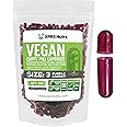 XPRS Nutra Size 3 Empty Capsules - 100 Count Empty Vegan Capsules - Vegetarian Empty Pill Capsules - DIY Vegetable Capsule Filling - Veggie Pill Capsules Empty Caps (Purple Carrot)