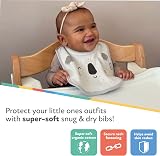 Nuby Snug and Dry Bibs Organic Cotton 4 Pack One Size view 2