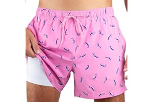 Kanu Surf Mens 5” Adventure Men’s Swim Trunks – UPF 50+ Quick-Dry Bathing Suit Shorts with Pockets & Compression Liner