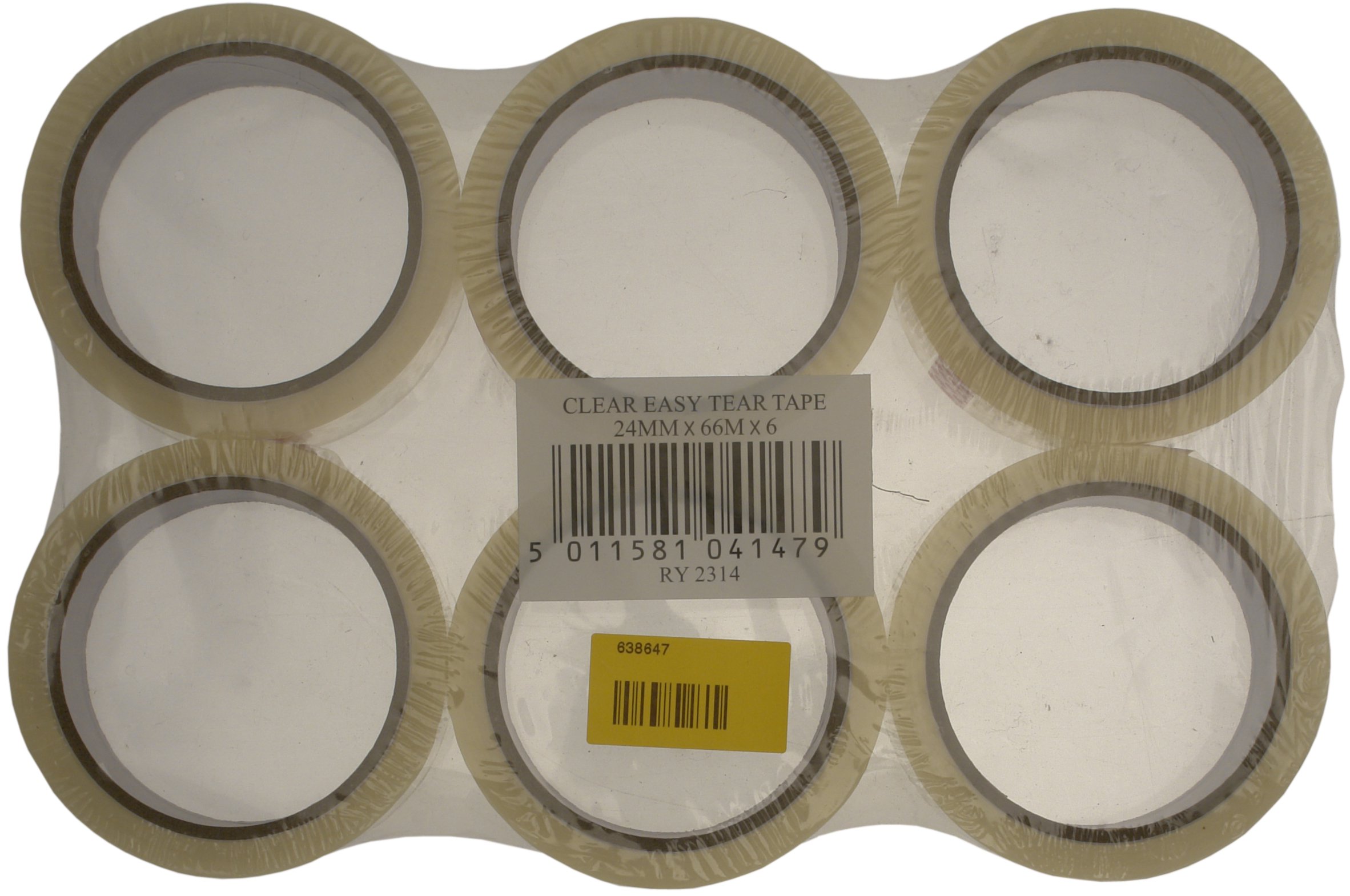 Robinson Young 24 x 66 mm Easy Tear Tape (Pack of 6)