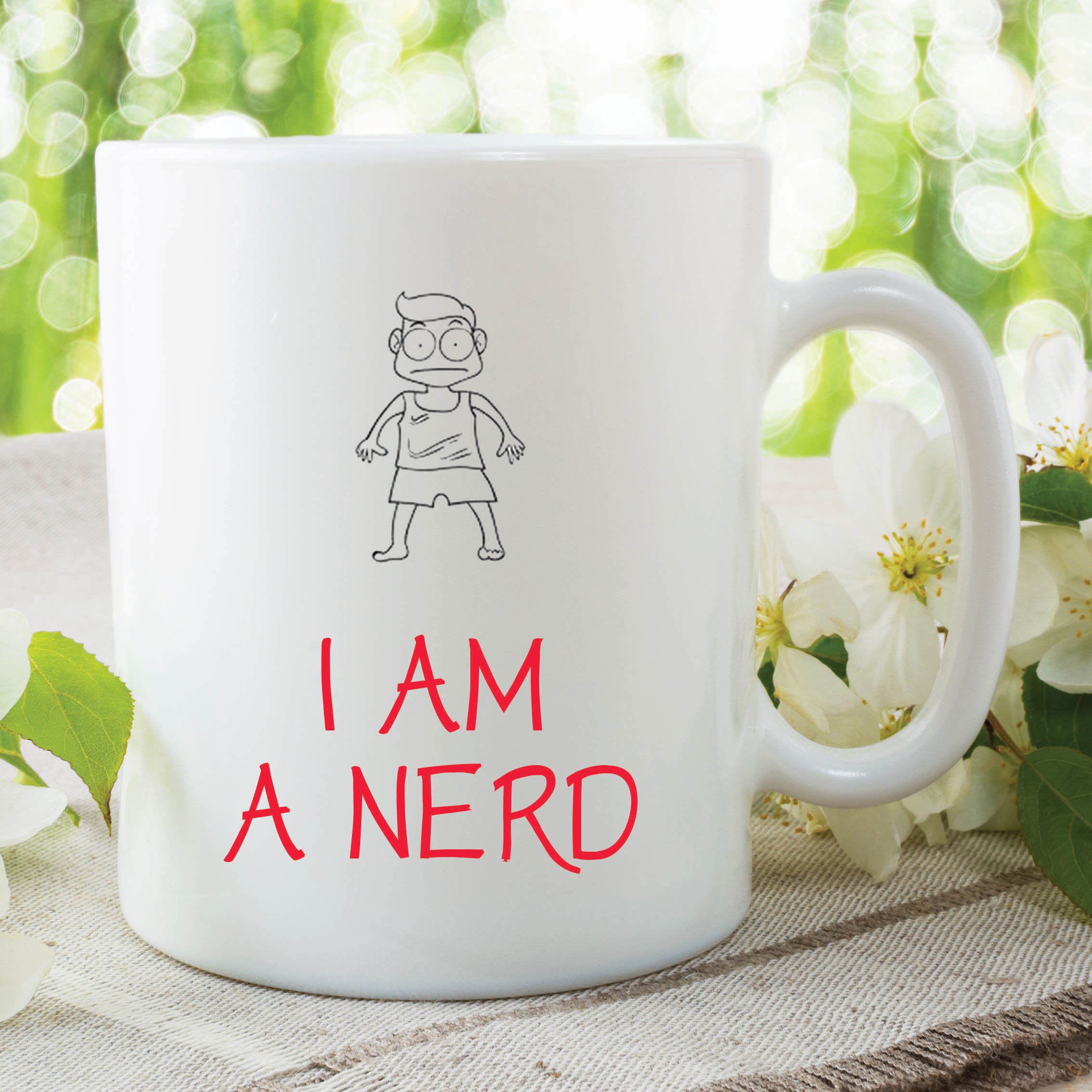 Mug Humour Funny Novelty Office I Am A Nerd Joke Birthday Cup Gift WSDMUG166
