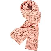 REDESS Women's Long Knit Scarf Winter Warm Big Wrap Thick Winter Cashmere Wool Large Chunky Scarf or Women