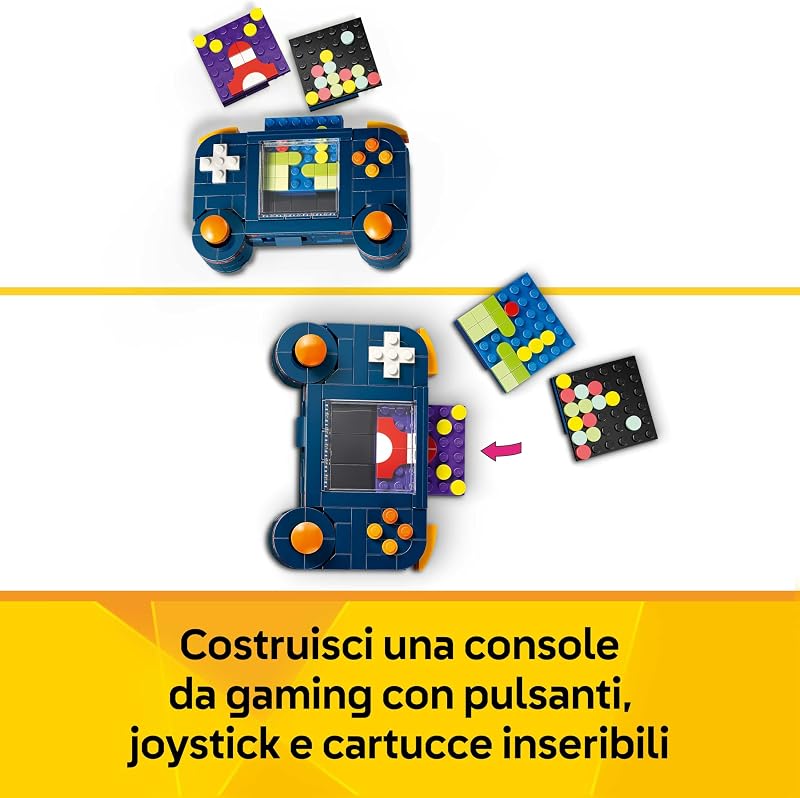 Creator 3 in 1 Console di gioco retrò 31380