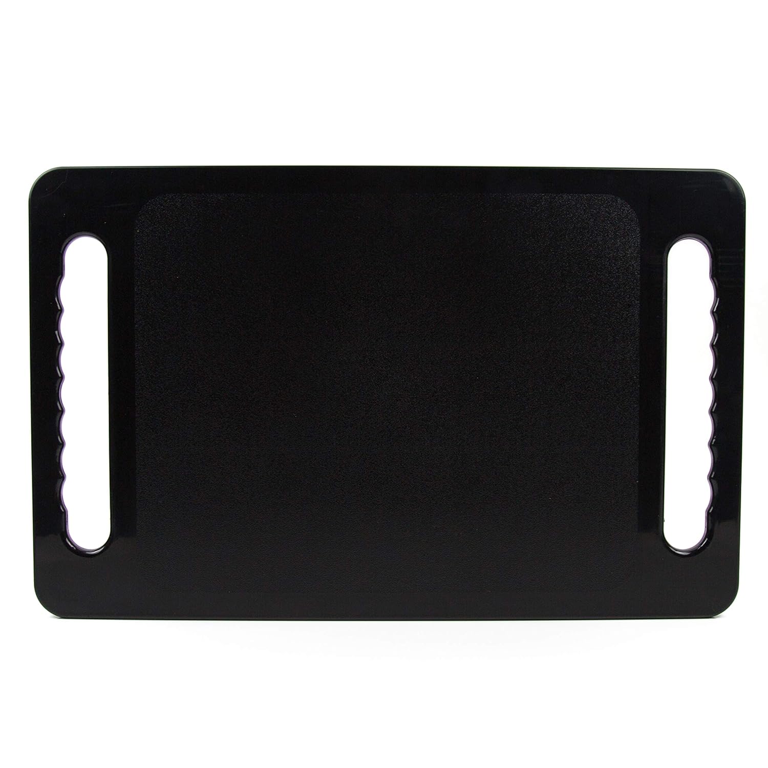Large Hand Mirror with Double Handle - Rectangular Hand Held Mirror with Handle - Hair Salon Equipment Hairstylist and Barber Accessories (Black): Furniture & Decor