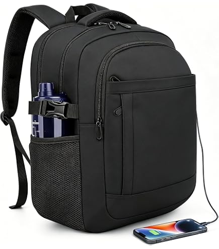 Bxiuna Travel Backpack for Men,Lightweight 40L Business 17