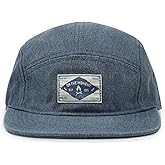 Croogo 5 Panel Hat Flat Brim Baseball Cap Snapback Hats for Men Vintage Trucker Dad Hat Hip Hop Street Style Skateboard Hats