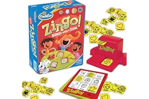 ThinkFun Zingo Bingo Award Winning Preschool Game for Pre-Readers and Early Readers Age 4 and Up - One of the Most Popular Board Games for Boys and Girls and their Parents (97700)