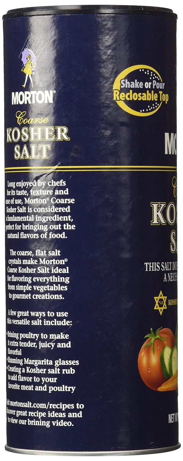 Morton Salt Coarse Kosher Salt, 16 oz : Grocery & Gourmet Food