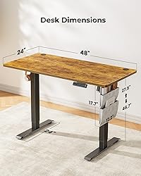 Marsail Electric Adjustable Height Standing Desk