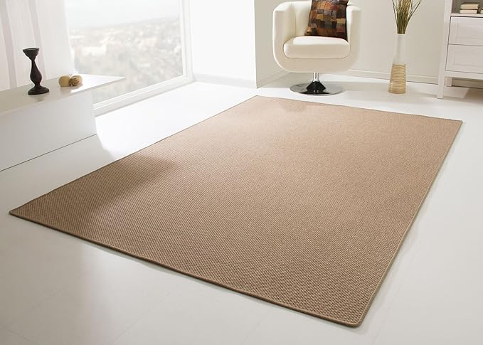 Amazon.de: Designer Teppich Modern Viborg Küchenteppich in Beige braun