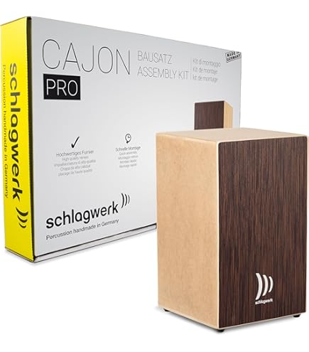 Amazon.com: Schlagwerk CP80 Rudiments Series Snare Cajon l Natural