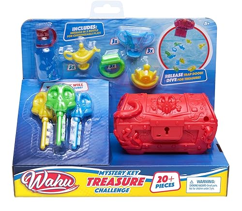 Wahu Mystery Key Treasure Challenge Pool Diving Toy Set for Kids