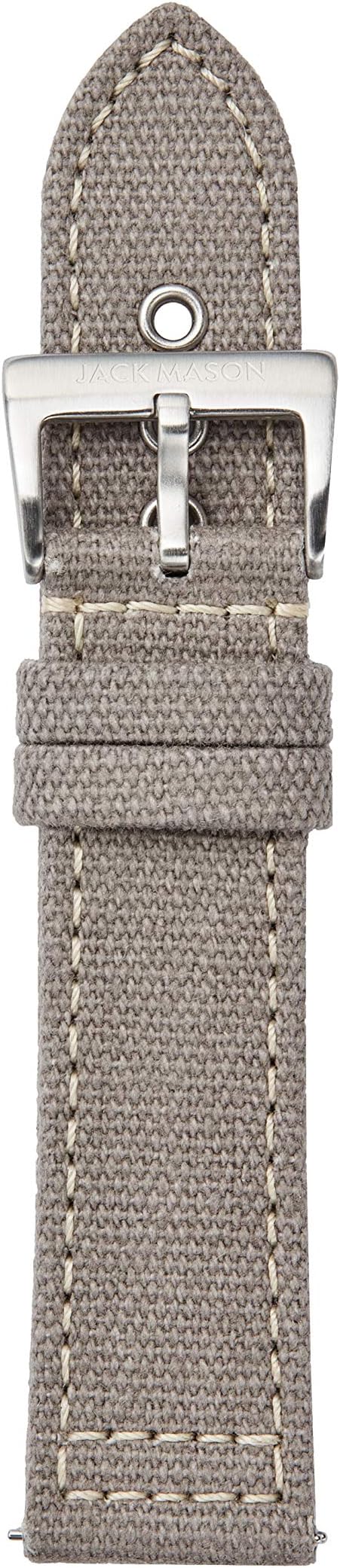 Jack Mason Grey Canvas Strap JMS-22-021