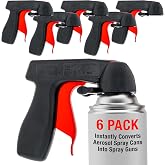 Instant Aerosol Trigger Handle (Pack of 2), Instantly Converts Spray Cans | into Spray Guns - Full Hand Grip, Reusable, Easy to Clip-On &amp; Off - Universal Fit, Use on Spray Paint, Adhesives, Lubricants
