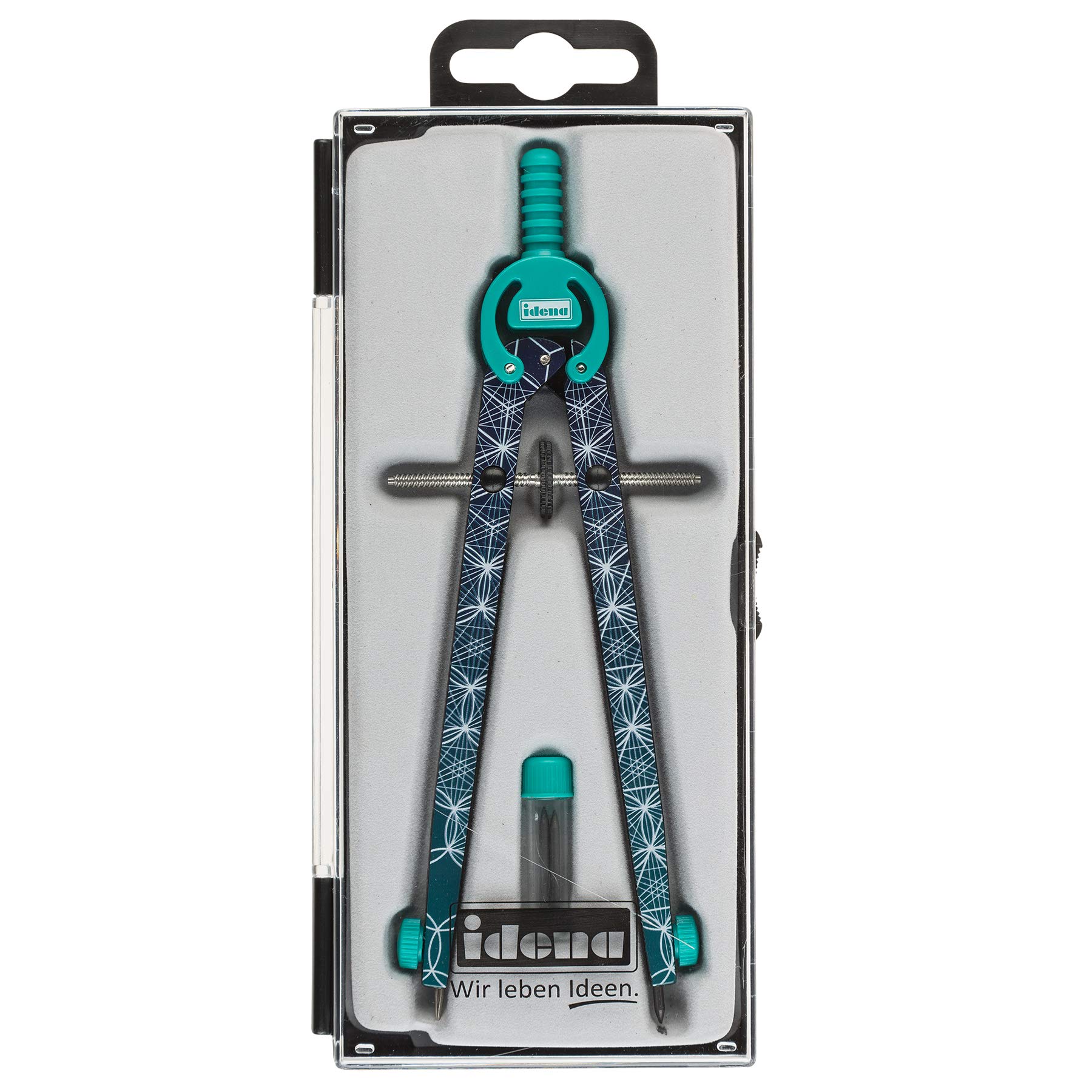 Idena 22075 – Quick Adjustment Compass, Style Graphic, 1 Piece
