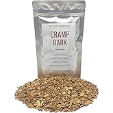 Cramp Bark, Made from 100% Viburnum Opulus Bark, Cut & Dried - Net weight: 1.5oz/42.5g. Other Common Names Include Water Elder, Snowball Tree, Common Snowball and European Cranberrybush.
