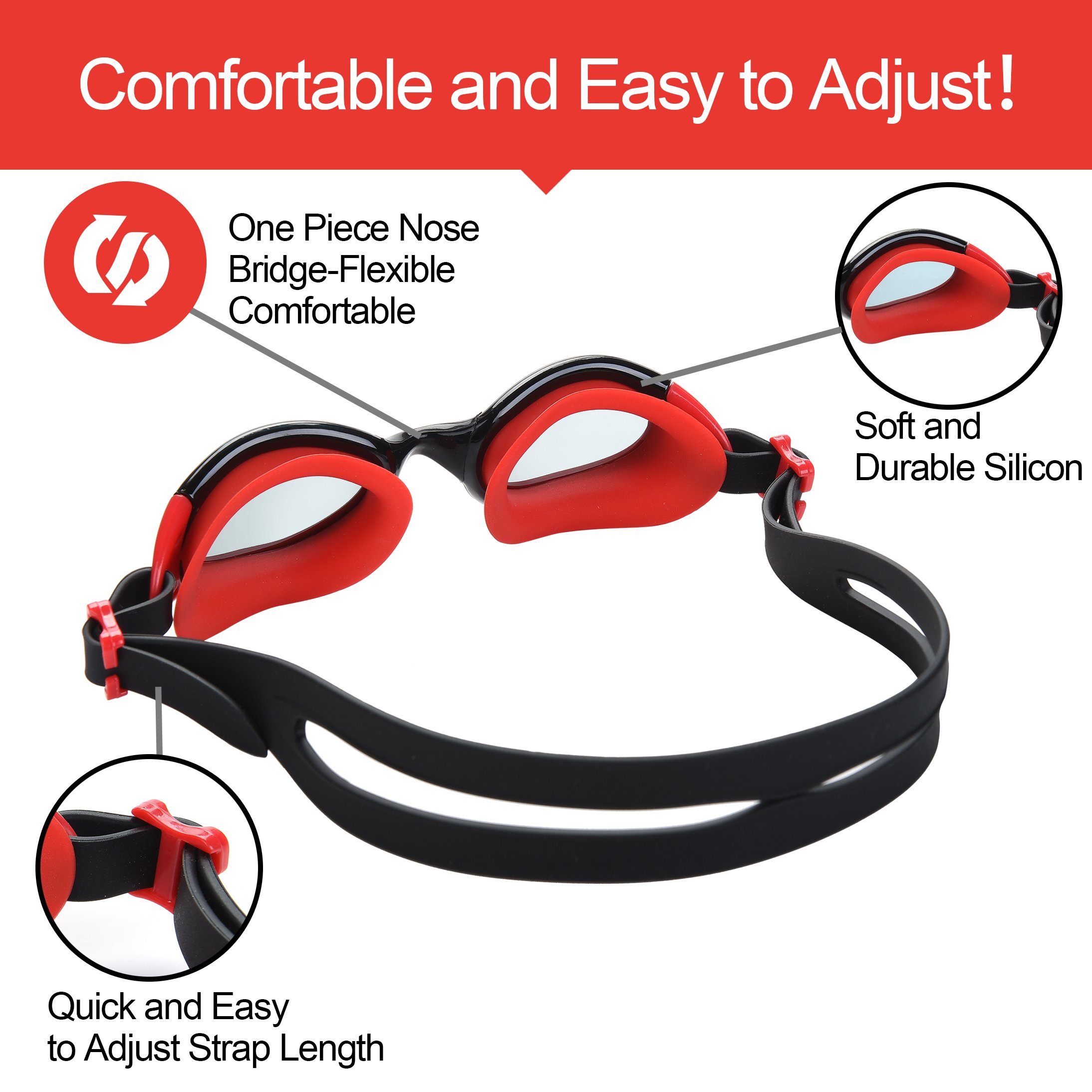 Whale Kids Swim Goggle and Cap Set Anti Fog UV Protection Swimming Goggles Swimmer Caps with Ear Plugs Nose Clip Toys Games Triathlon Equipment for Youth Teens Children Boys Girls Trainning Gear