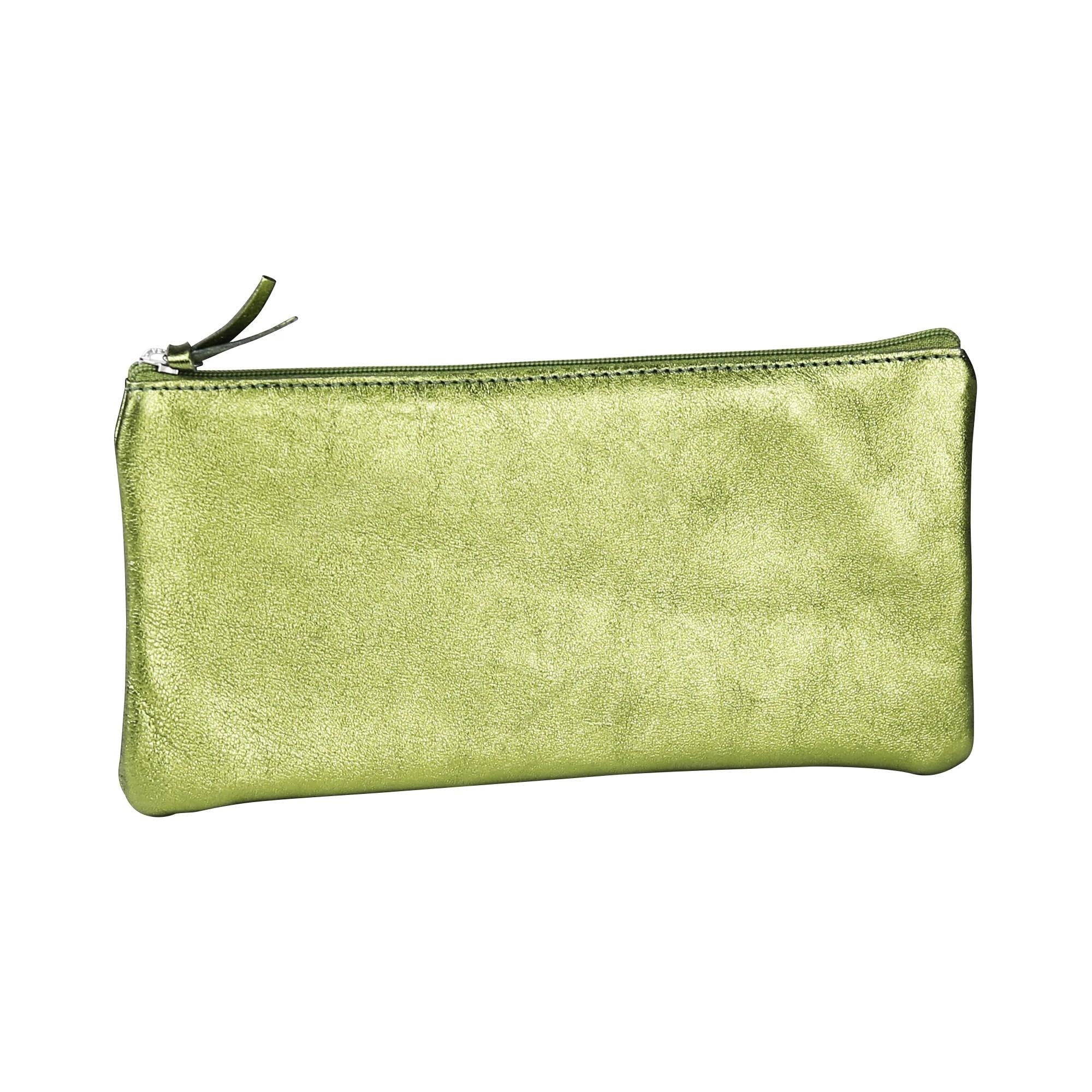 Clairefontaine Cuirisé Pencil Cases, 22 cm, Green (Verde) — image 1