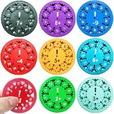 9pcs Math Fidget Spinners,Math Fidget Toy Learn Addition and Subtraction | Math Spin Toy for Grades 1-3 | Fun teaching tools | Maintain a passion for learning | Math Game for Home Classroom Prizes