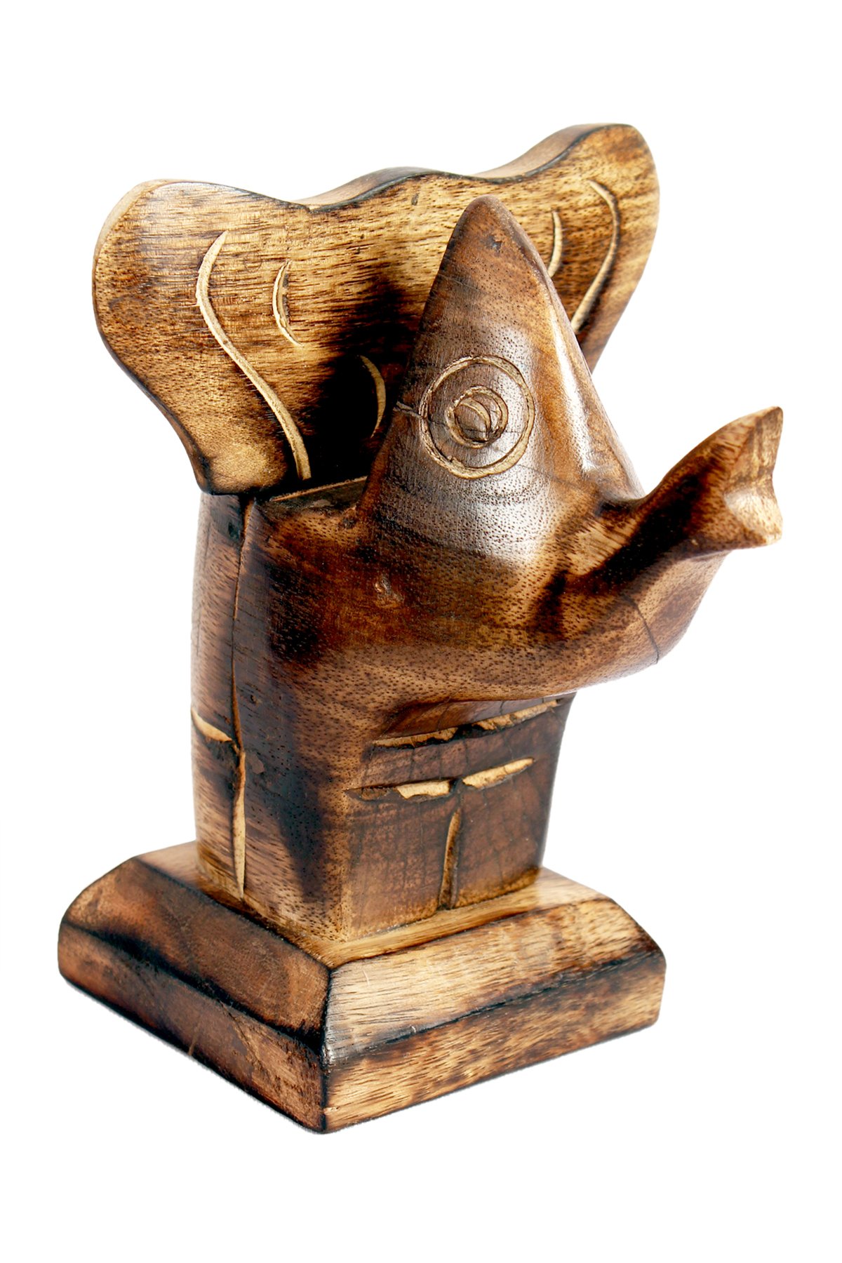 Kamla Sellers Decorative Spectacle Holder Wooden Eyeglass Home Decor Display Stand Office Desk Decoration (Elephant)