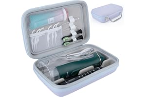 CVVD Water Flosser Travel Case, Portable Oral Irrigator Organizer, Sturdy Storage Case for Flosser, Electric Toothbrush, Toothpaste and Irrigator Accessories (Case Only) - Purple