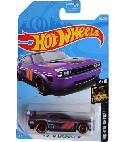 Amazon.com: Hot Wheels 2019 Nightburnerz Dodge Challenger Drift