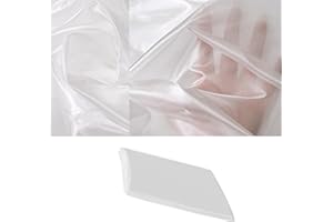 Roadtofree 1 Pcs Lightweight E-Glass Fiberglass Cloth, 0.75 oz x 47''W x 80''L - High-Strength Fabric for RC Models, Airplanes, DIY Projects & Repairs (Silvery, 1 PC)