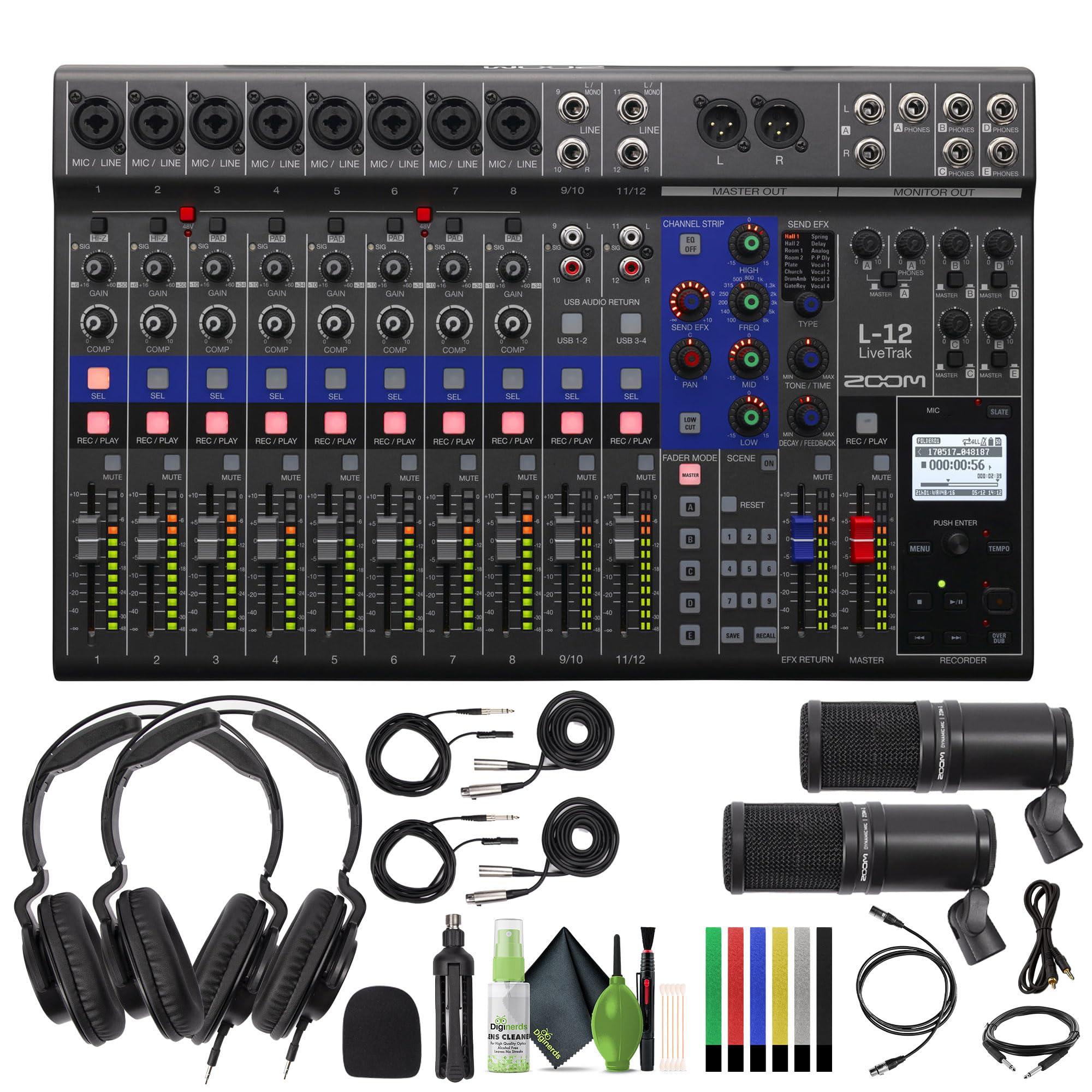 Zoom LiveTrak L-12-12-Channel Digital Mixer