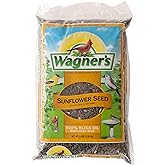 Wagner's 52023 Black Oil Sunflower Seed Wild Bird Food, 5-Pound Bag