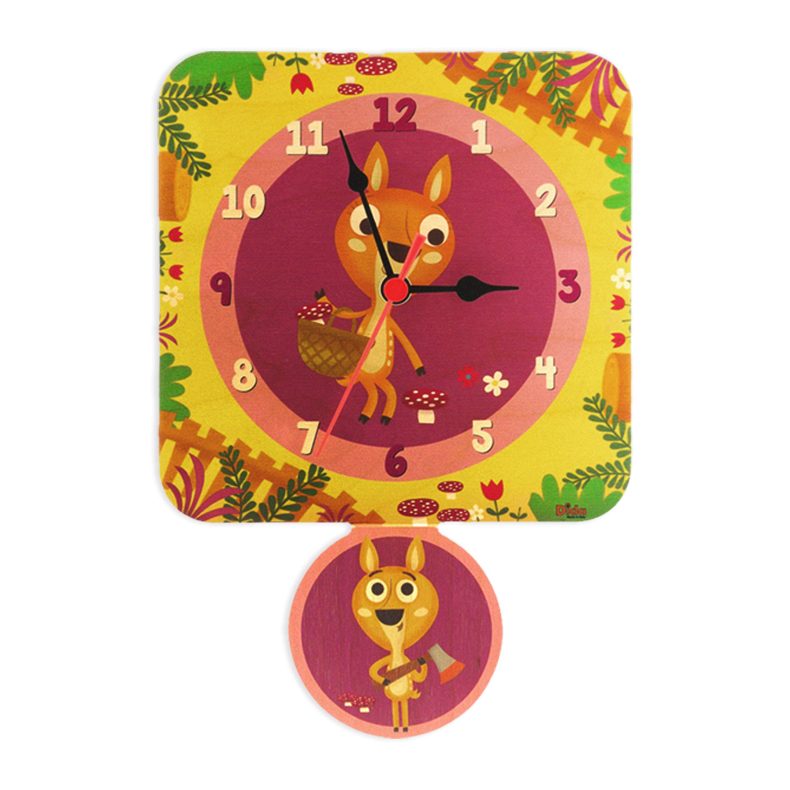 Dida - Pendulum Clock for Kids - Fawns