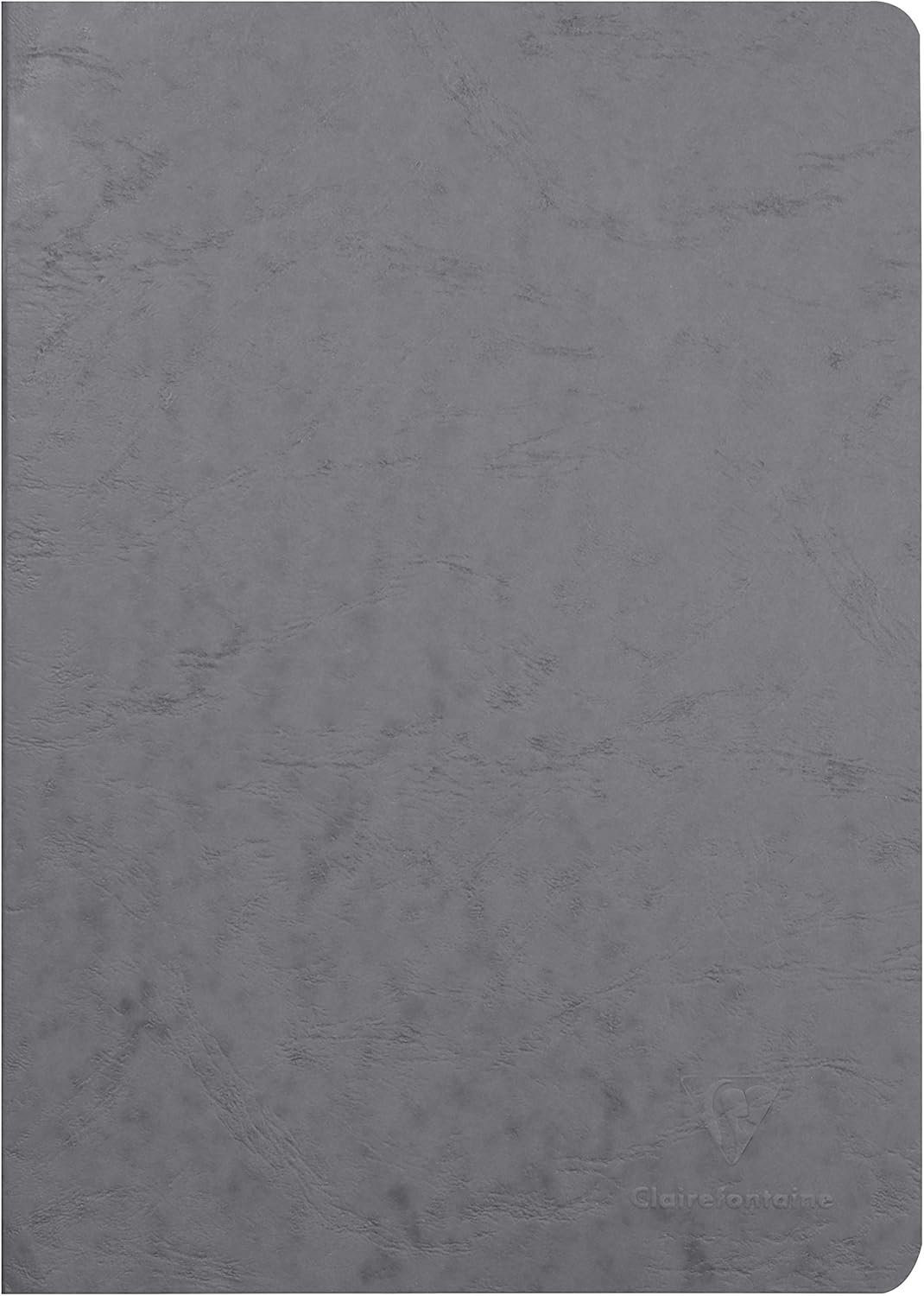 Clairefontaine 733005C Age Bag Collection A Grey Stapled Notebook, A4 21x29.7 cm, 96 Plain White Pages, 90 gsm Paper