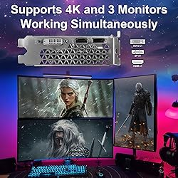 ZER-LON Radeon RX 550 4GB Graphics Card, GDDR5 128