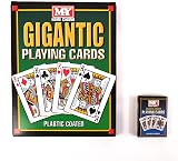 M.Y Giant A4 Deck of Playing Cards Waterproof Outdoor Garden Games view 1