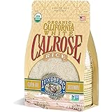 Lundberg Family Farms - Organic California White Calrose Rice, Bulk Rice, Soft & Sticky, Pantry Staple, Great for Sushi, Glut