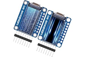 Meshnology 2pcs 0.96inch LCD Display Module TFT 80x 160 Resolution Onboard IPS Full-Color Liquid Crystal Screen Driver ST7735 with Pin Header for Raspberry Pi Ar duino