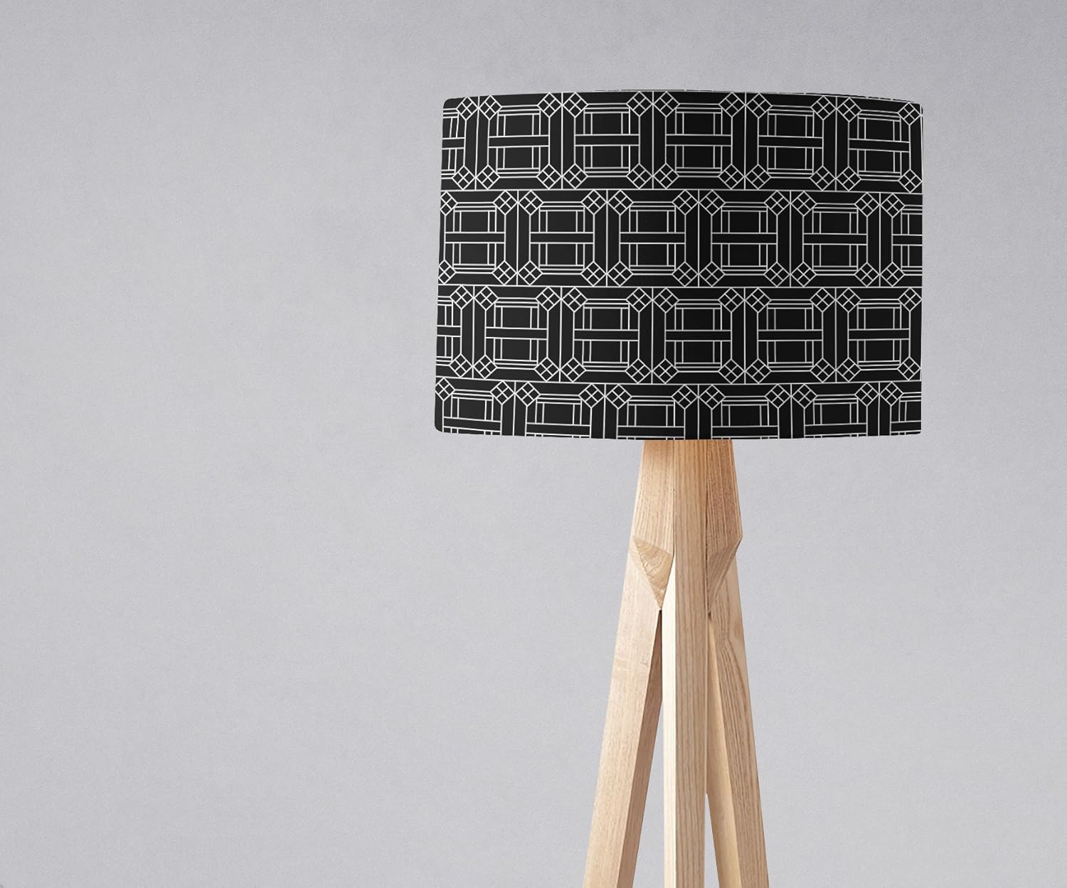 black & white lamp shades