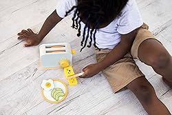 Pearhead Brunch Time Montessori Toy Toaster Oven