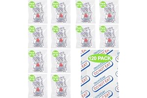 SD QUEEN 120-Pack 300cc Oxygen Absorbers for Food Storage – Food Grade, Vacuum Sealed in 10-Packs with Oxygen Indicator – Compatible with Mylar Bags, Mason Jars & Pantry Items
