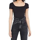 Yummie Women's Anette Square Neck Shaping Bodysuit