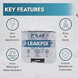 Polar Leak Seal Paint 1L White Waterproof Roof Sealant - Easy One Coat view 2