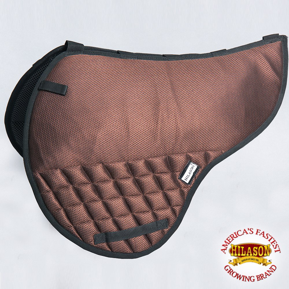 ブラウン Hilason Ta212 F 英語treeless B00ephguoe Gelサドルパッド滑り止め 鞍アクセサリー 贅沢品 Elradarrenca Cl
