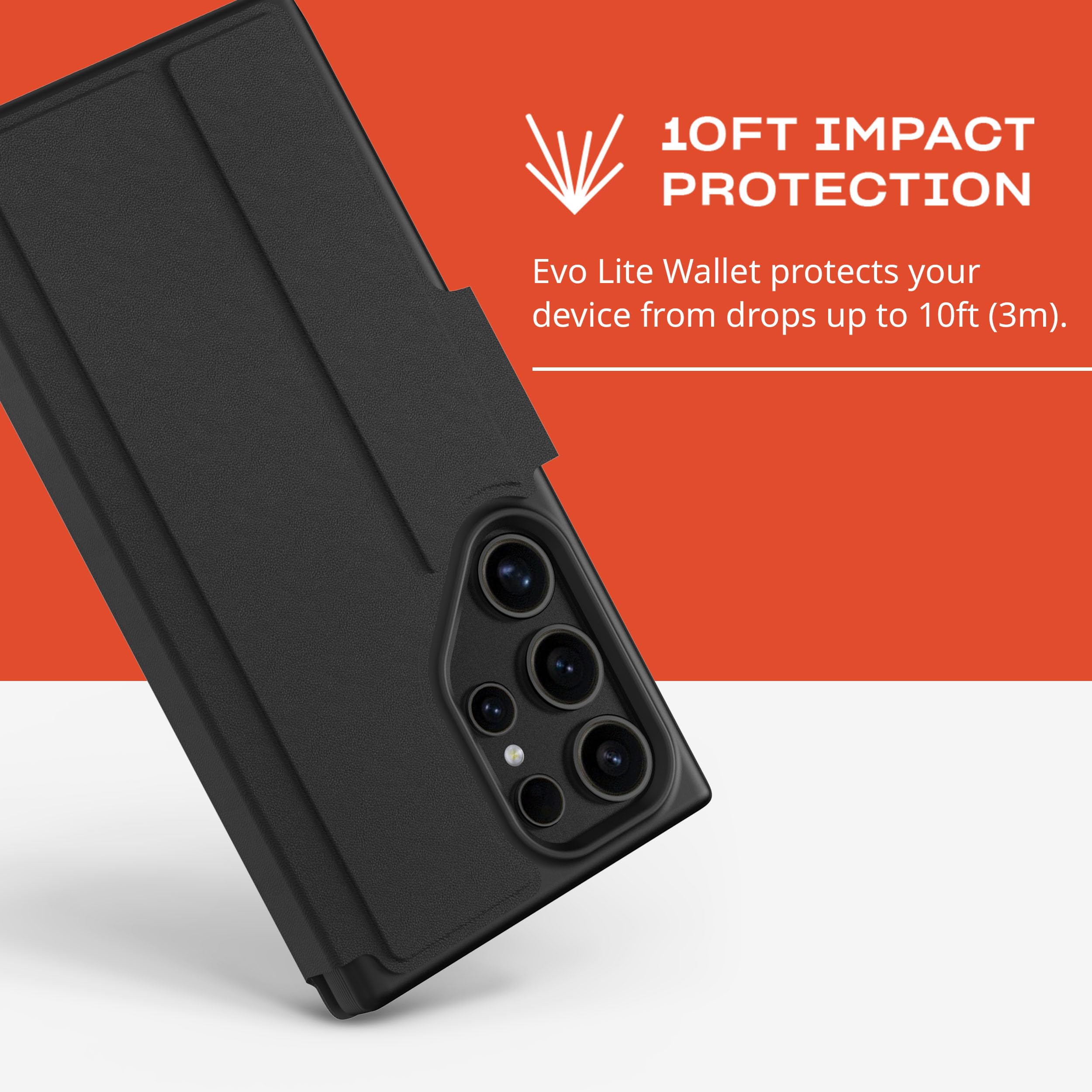 Tech21 EvoLite Wallet for Samsung S24 Ultra - Black