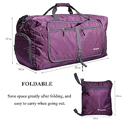 Woogwin Travel Duffel Bag Large Foldable Waterproof