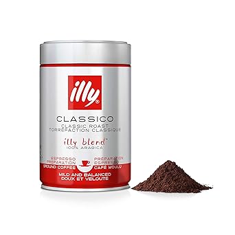 Illy Espresso gemahlen, classico, klassisch-samtig, 250 g