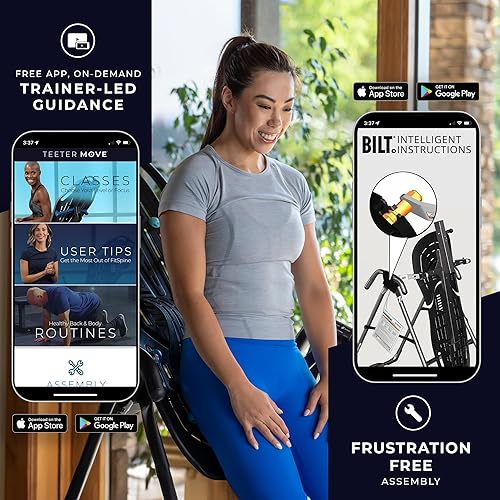 TEETER EP-560 Inversion Table for Back Pain, FDA-Registered, UL  Safety-Certified, 300 lb Capacity (EP -56
