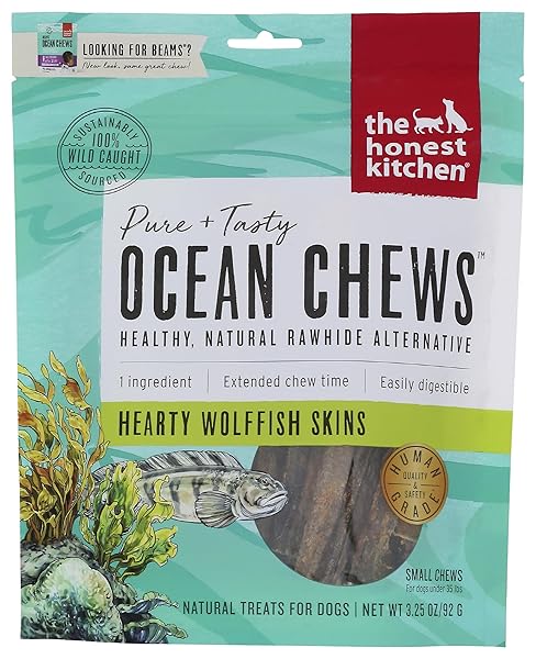 THE HONEST KITCHEN HUMAN GRADE OCEAN CHEWS™ HEARTY...