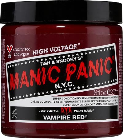 Manic Panic Big Pot Vampire Red 8oz Semi-Permanent Hair Dye