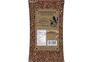 KRASNYI OKTYABR Brown Roasted Buckwheat Groats Extra 2lb/908g Non-GMO Grechka Kasha (pack of 3)
