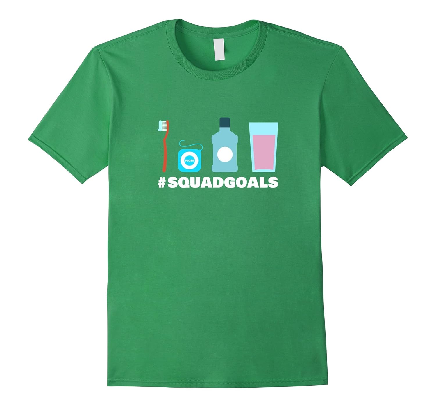 Squad Goals Dental Hygienist TShirt Dentist ToothbrushTD Teedep